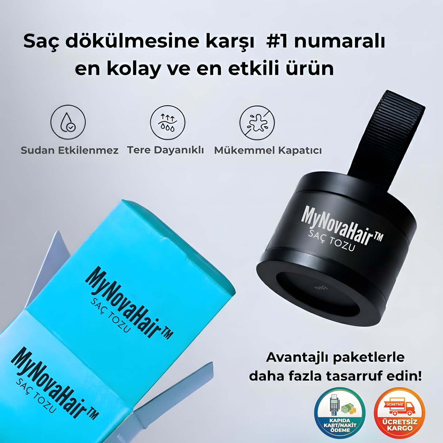MyNovaHair™ Anında Saç Dolgunlaştırıcı Seyreklik Kapatıcı