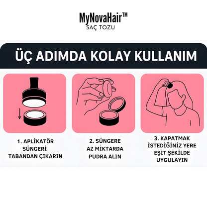 MyNovaHair™ Anında Saç Dolgunlaştırıcı Seyreklik Kapatıcı